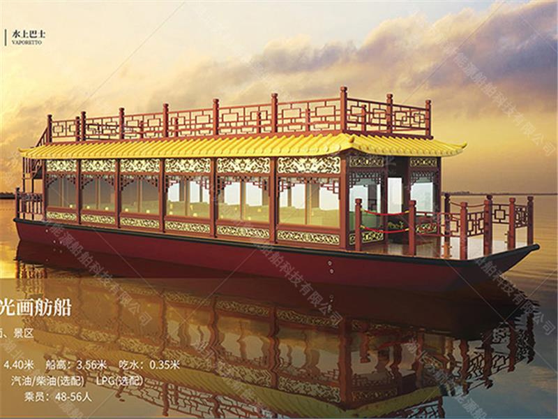 咸宁16米双层观光画舫船